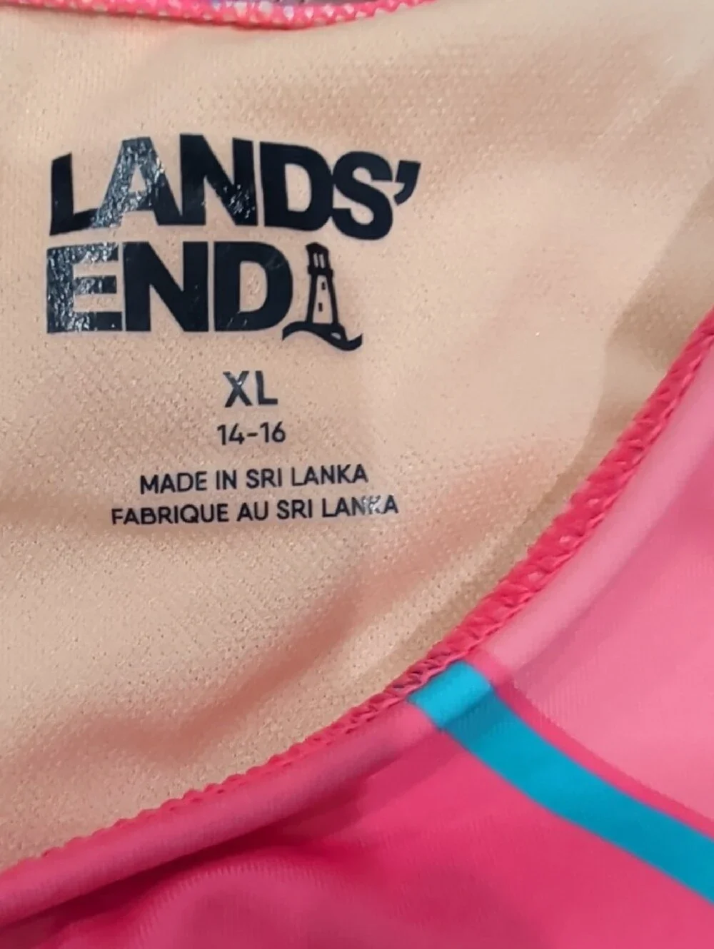 Lands' End Girls Swim Skirt And Tanks - XL 14-16